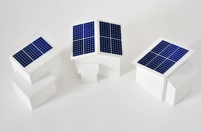 電太陽光発電の家