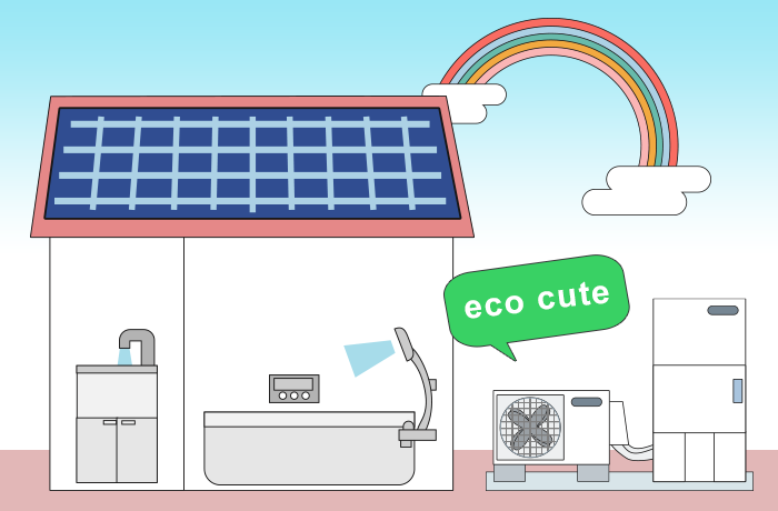 エコキュートと太陽光発電