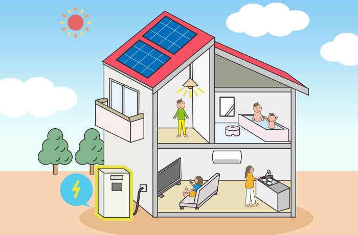 太陽光発電と蓄電池