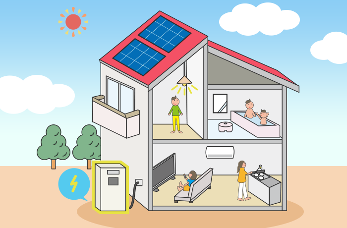 自家発電機を導入するなら蓄電池